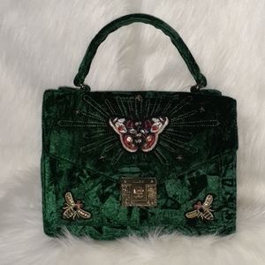 Top-handle, Velvet Green, Handbag